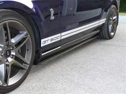 2010-2014 Mustang Carbon Fiber LG37 Side Skirt Splitters