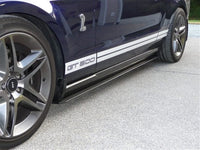 2010-2014 Mustang Carbon Fiber LG37 Side Skirt Splitters