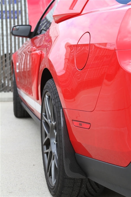 2010-2014 Mustang Carbon Fiber LG48 Rear Splash Guards - view 2