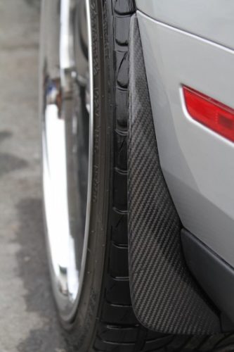 2010-2014 Mustang Carbon Fiber LG48 Rear Splash Guards