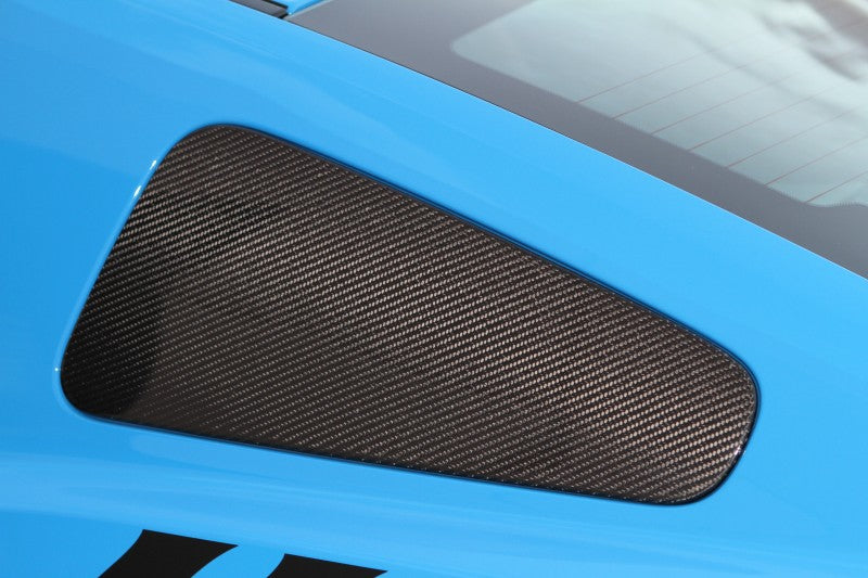 2010-2014 Mustang Carbon Fiber LG53 Window Covers - view 3