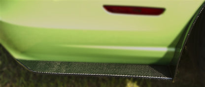 2010-2014 Mustang Carbon Fiber LG56 Rear Diffuser Splitters - view 5