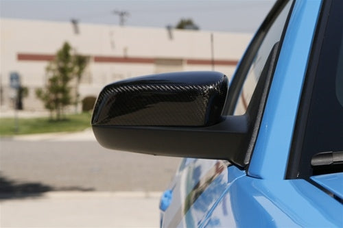 2010-2014 Mustang Carbon Fiber LG76 Mirror Covers - view 3