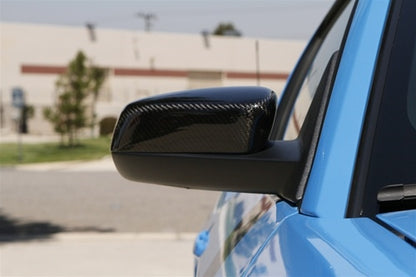 2010-2014 Mustang Carbon Fiber LG76 Mirror Covers - view 3
