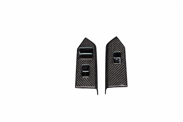 2010-2014 Mustang CONVERTIBLE Carbon Fiber LG126 Window Switch Bezels