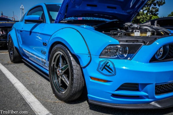 2010-2014 Mustang Fiberglass LG276-T Front Fender Flares - view 2