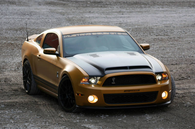 2010-2014 Mustang GT500 Carbon Fiber A53KR Ram Air Hood (also fits 2013-2014 V6/GT) - view 4