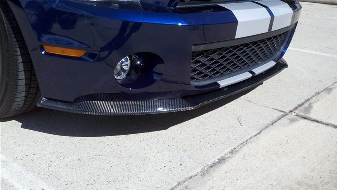 2010-2014 Mustang GT500 Carbon Fiber LG44KR Chin Spoiler - view 3