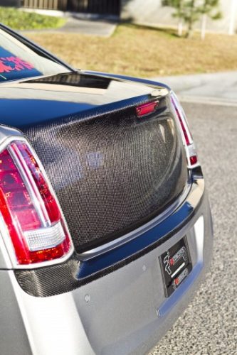2011-2014 300 Carbon Fiber LG128 Rear Bumper Insert (Non SRT8)