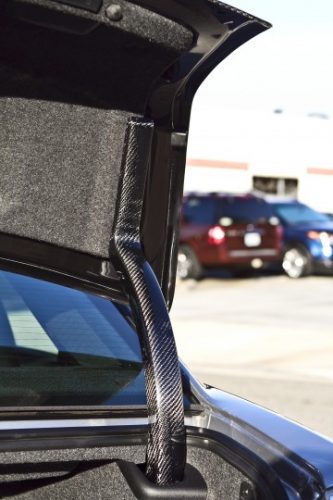2011-2023 300 Carbon Fiber LG127 Trunk Hinge Covers - view 2
