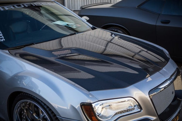 2011-2024 300 Carbon Fiber A58 Hood - view 2