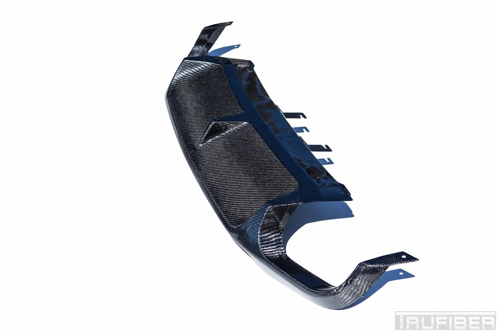 2013-2014 Mustang Carbon Fiber LG149KR Quad Tip Rear Diffuser - view 3