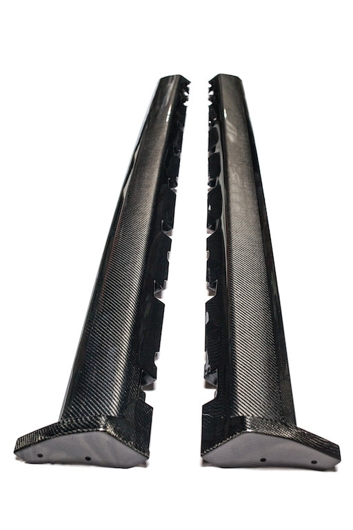 2013-2014 Mustang Carbon Fiber XR7 Side Skirts - view 3