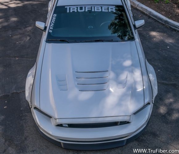 2013-2014 Mustang Fiberglass A81 Hood - view 3