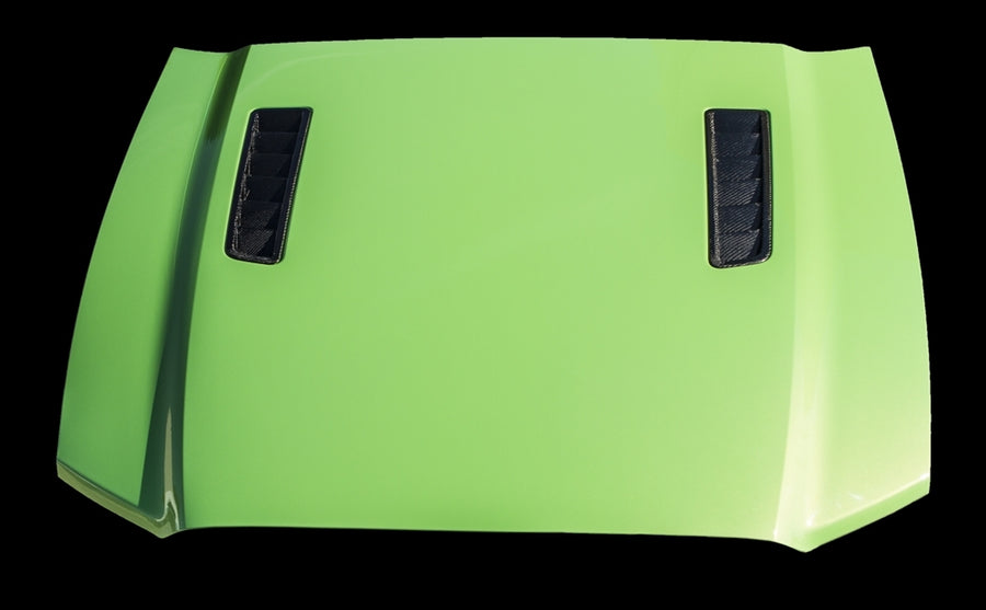 2013-2014 Mustang GT Carbon Fiber LG142 Hood Vents - view 3