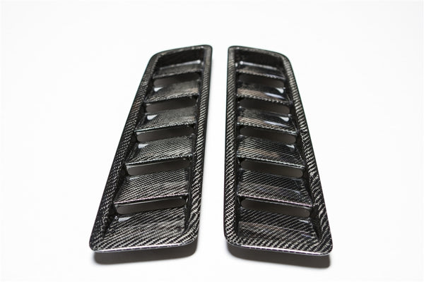 2013-2014 Mustang GT Carbon Fiber LG142 Hood Vents