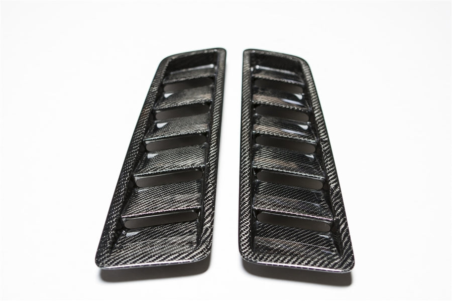 2013-2014 Mustang GT Carbon Fiber LG142 Hood Vents