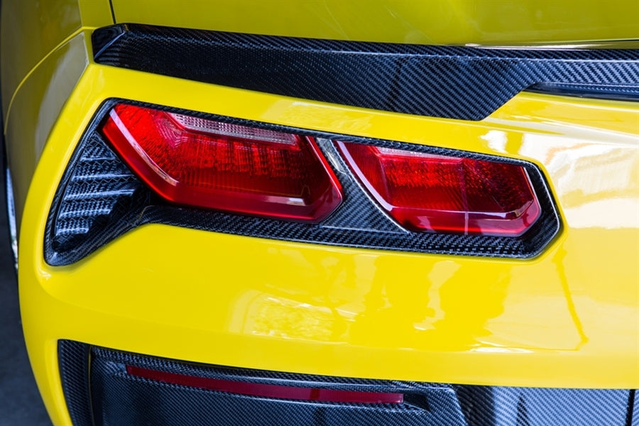 C7 Corvette Carbon Fiber LG207-AC Tail Light Bezels - view 3