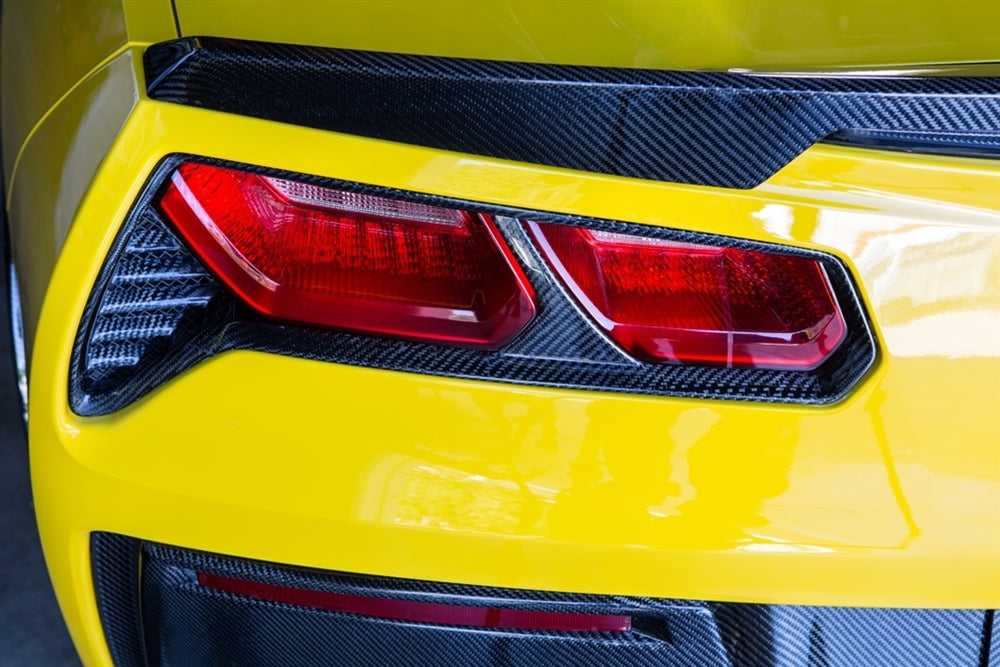 C7 Corvette Carbon Fiber LG207-AC Tail Light Bezels - view 3