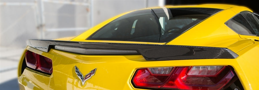 2014-2016 Corvette Carbon Fiber DCA54-AC Rear Spoiler - view 3