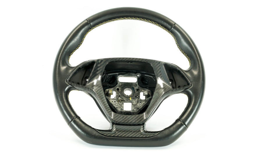 2014-2019 Corvette Carbon Fiber LG500 Steering Wheel Lower Trim Bezel - view 2