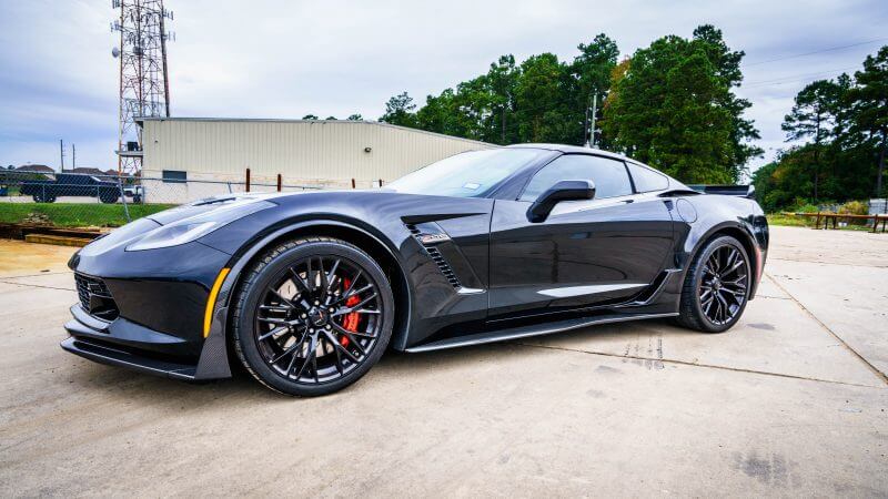 2014-2019 Corvette Z06 Carbon Fiber LG265-AC Side Skirt Splitters