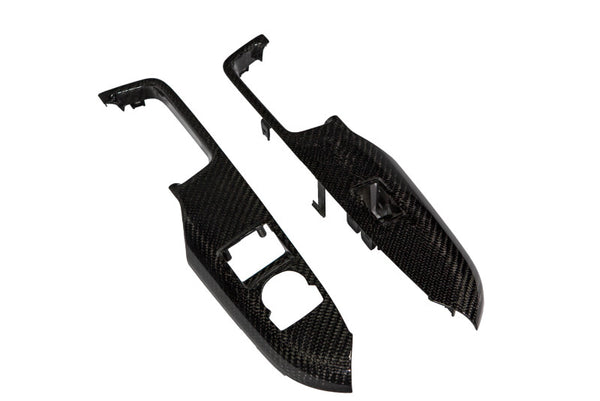 2015-2024 S550 Mustang Carbon Fiber LG240 Window Switch Bezels