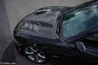 2015-2017 Charger Carbon Fiber A80 Hood - view 3