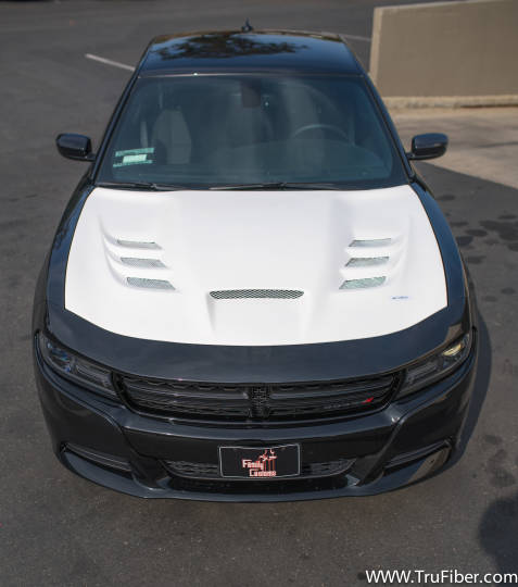 2015-2017 Charger Fiberglass A80 Hood - view 2