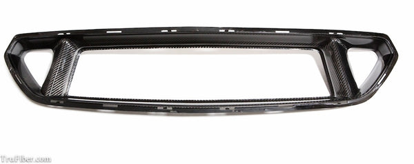 2015-2017 S550 Mustang Carbon Fiber LG239 Front Bumper Upper Grille - view 2