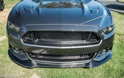 2015-2017 S550 Mustang Carbon Fiber LG239 Front Bumper Upper Grille - view 4