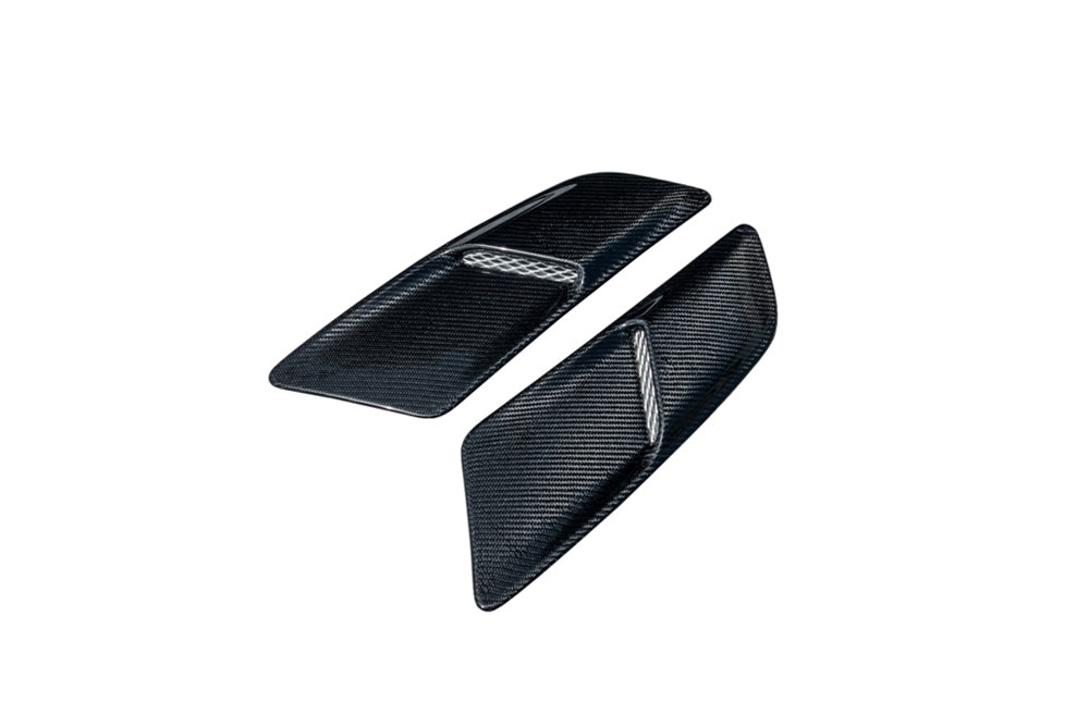 2015-2017 S550 Mustang Carbon Fiber LG244 Hood Vents - view 2