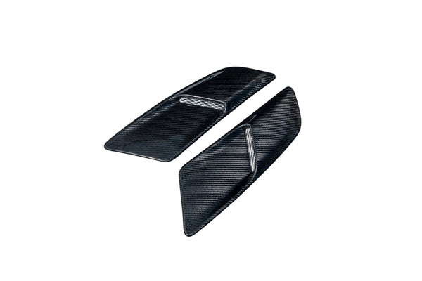 2015-2017 S550 Mustang Carbon Fiber LG244 Hood Vents - view 2