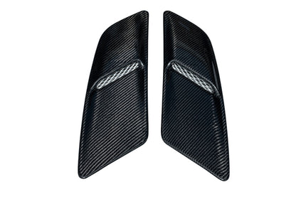 2015-2017 S550 Mustang Carbon Fiber LG244 Hood Vents