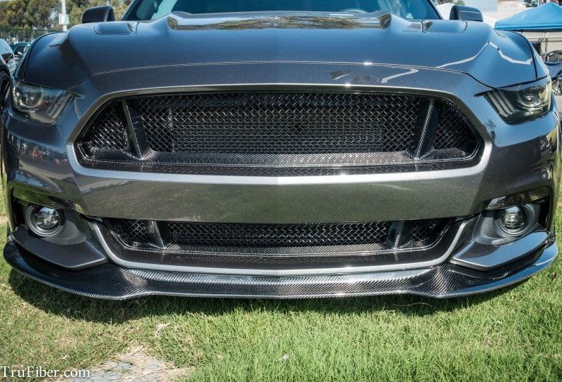 2015-2017 S550 Mustang Carbon Fiber LG255 Chin Spoiler - view 5