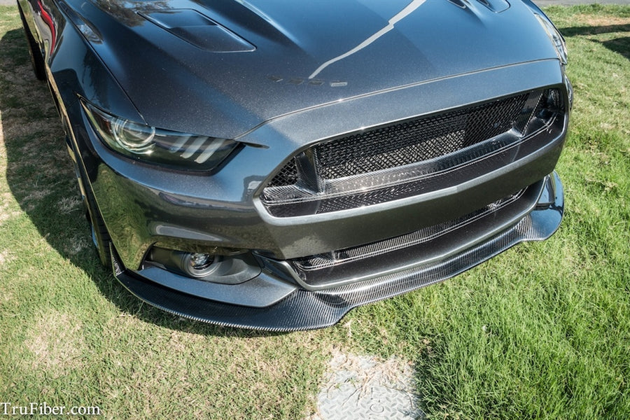 2015-2017 S550 Mustang Carbon Fiber LG255 Chin Spoiler