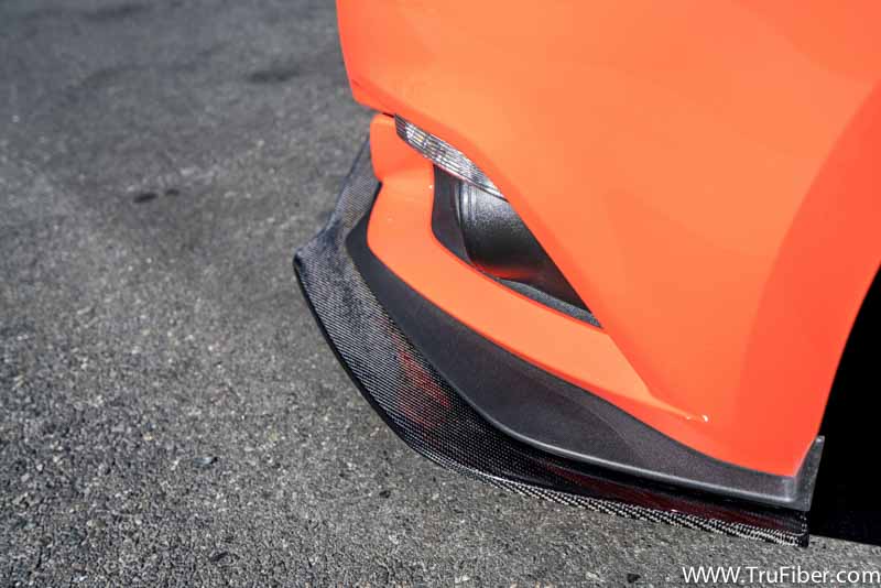 2015-2017 S550 Mustang Carbon Fiber LG258 Front Splitter - view 2