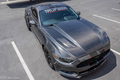 2015-2017 S550 Mustang Carbon Fiber A49-3-RL Hood - EXCLUSIVE (Raceline) - view 4