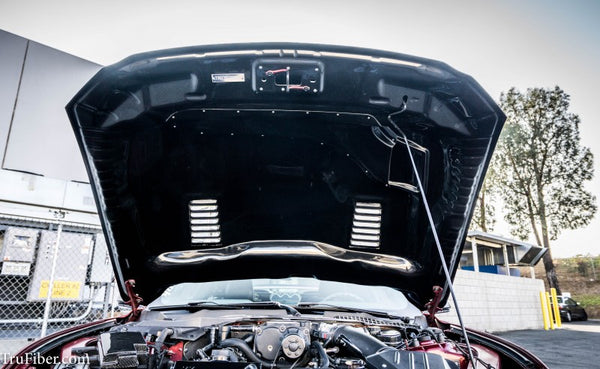 2015-2017 S550 Mustang Carbon Fiber A53 Ram Air Hood - view 2