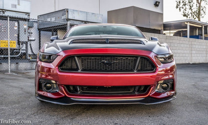 2015-2017 S550 Mustang Carbon Fiber A53 Ram Air Hood - view 3