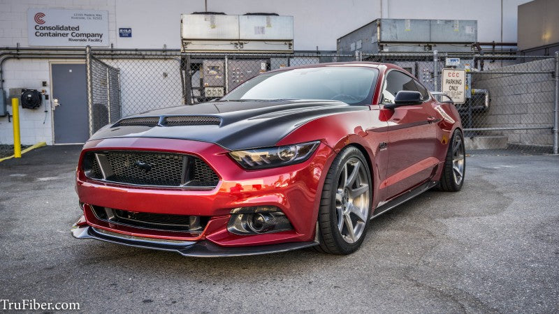 2015-2017 S550 Mustang Carbon Fiber A53 Ram Air Hood - view 4