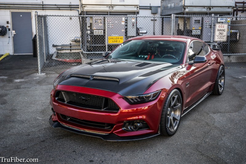 2015-2017 S550 Mustang Carbon Fiber A53 Ram Air Hood