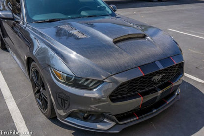 2015-2017 S550 Mustang Carbon Fiber A72-RL Hood - EXCLUSIVE (Raceline) - view 2