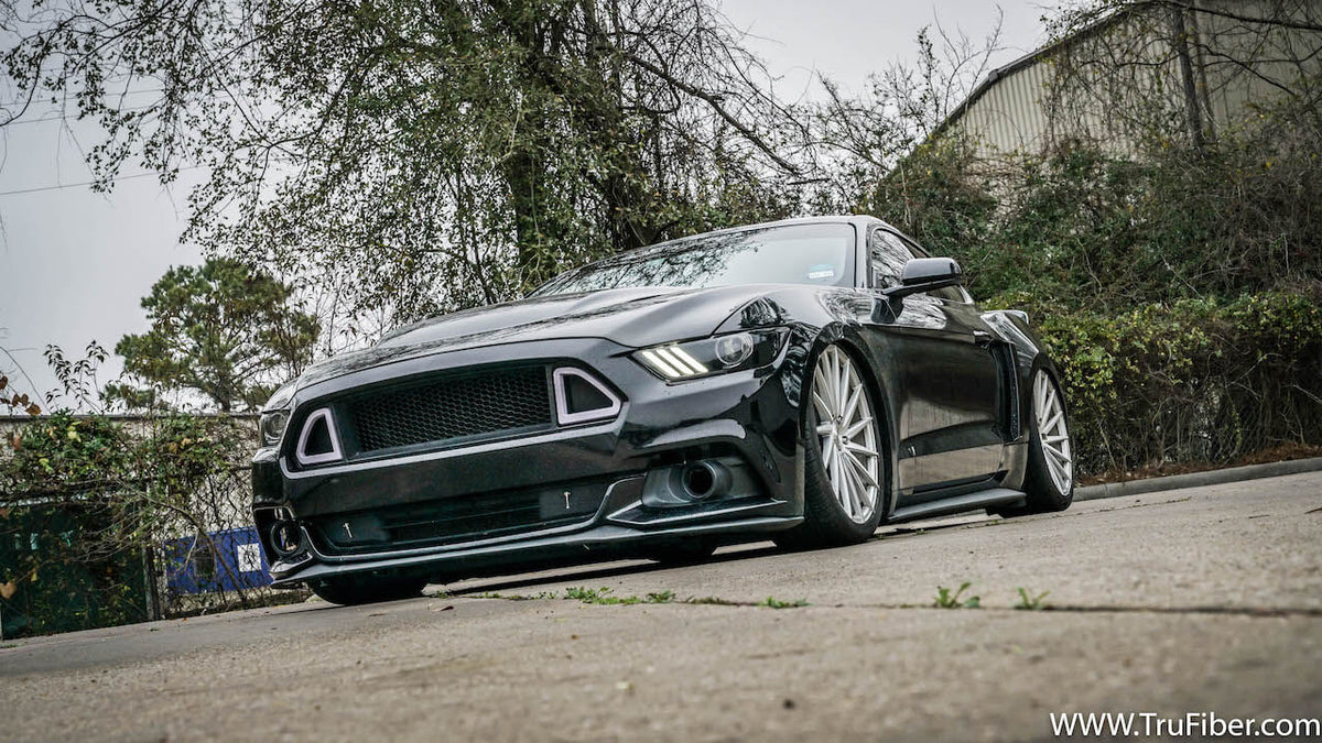 2015-2017 S550  Mustang Carbon Fiber A83 Hood - view 2