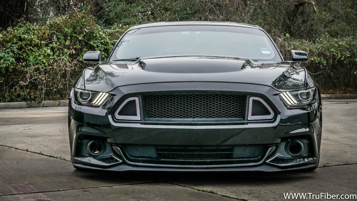 2015-2017 S550  Mustang Carbon Fiber A83 Hood - view 3