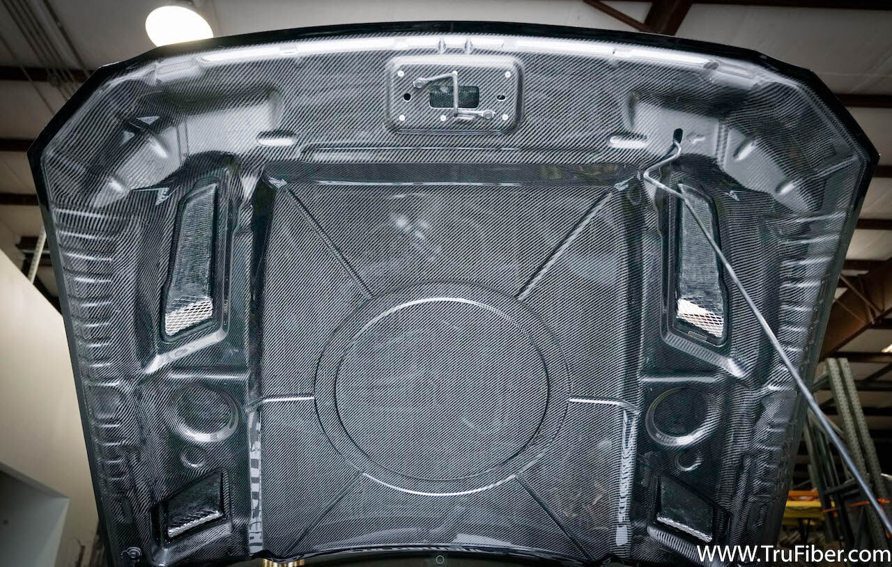 2015-2017 S550  Mustang Carbon Fiber A83 Hood - view 4