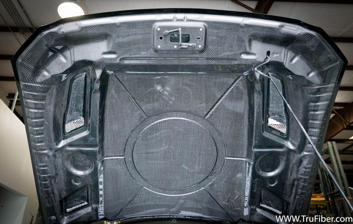 2015-2017 S550  Mustang Carbon Fiber A83 Hood - view 4