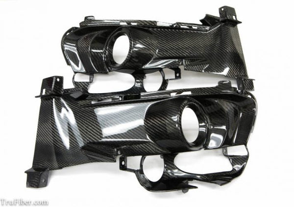 2015-2017 S550 Mustang Carbon Fiber LG237 Fog Light Bezels