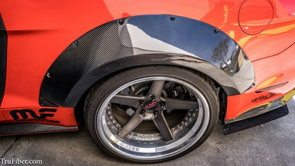 2015-2017 S550 Mustang Carbon Fiber LG267-S Rear Fender Flares - view 3