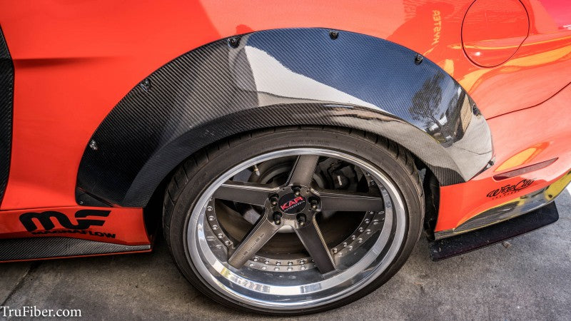 2015-2017 S550 Mustang Carbon Fiber LG267-S Rear Fender Flares - view 3